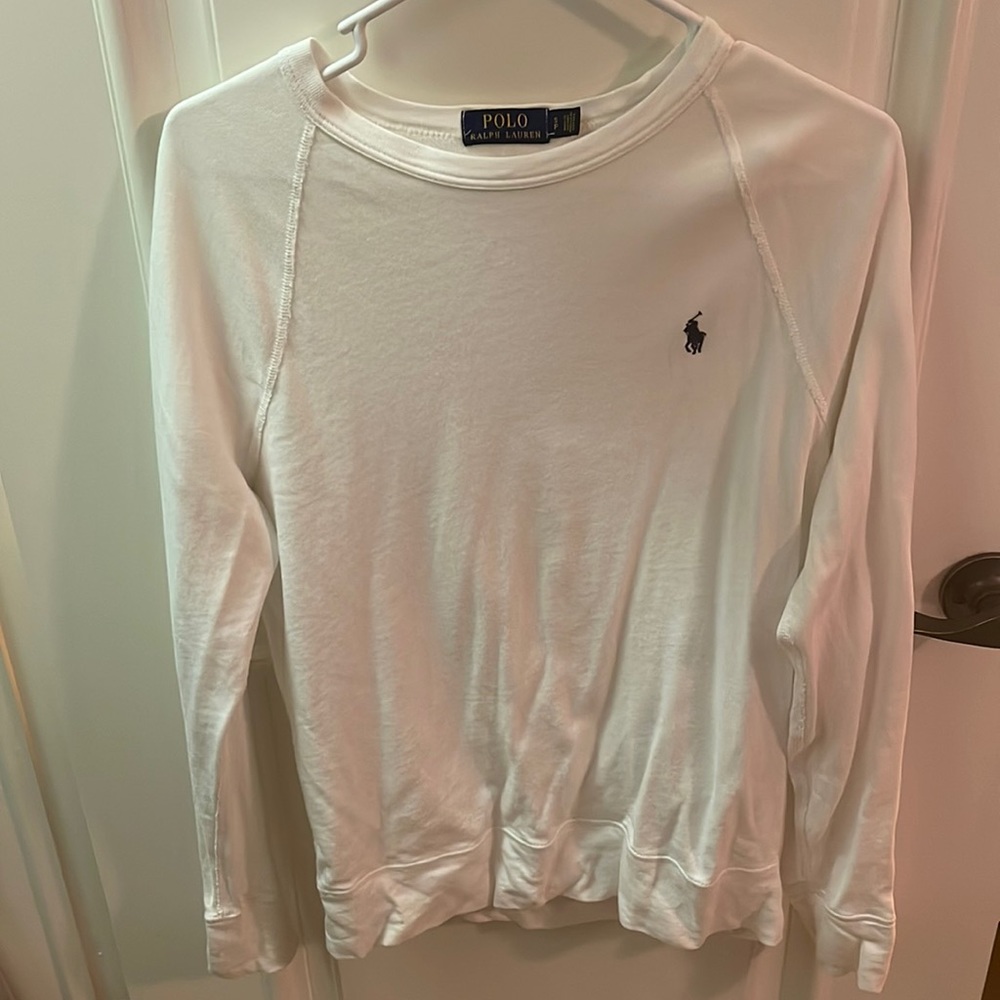 Polo Ralph Lauren White Long Sleeve